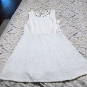 Esley brand dress; white; Size S